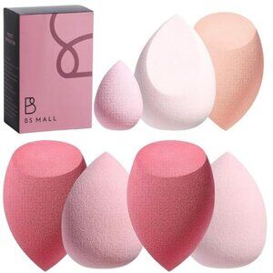Makeup sponge set with case beauty blender for liquid cream powder travel use
